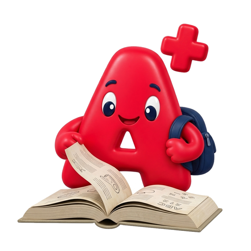 A+ 3D FlipBook Mascot