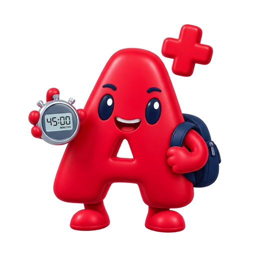 A+ Exam Timer Mascot