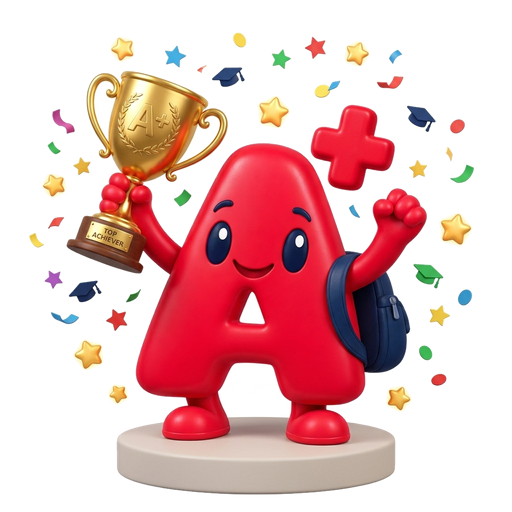 A+ Top Achiever Mascot